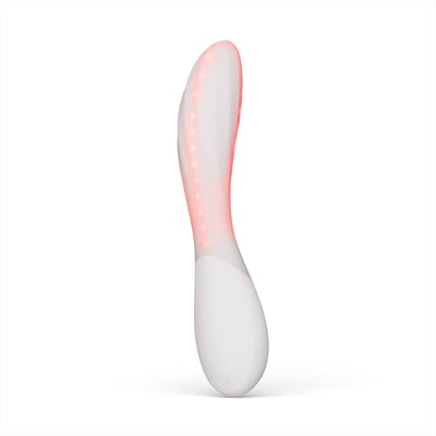 LELO MONA Spectra – Vibromasseur Point G à Lumière Rouge, Étanche et Connecté LELO