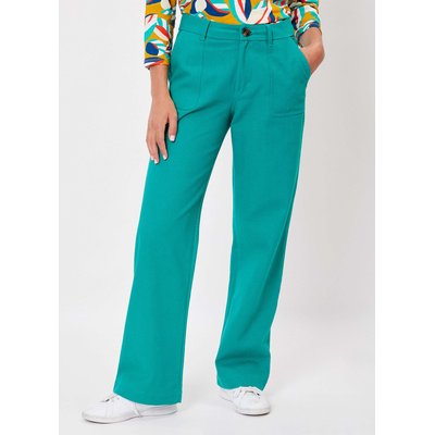 Pantalon droit coton épais uni LINE LA FIANCÉE