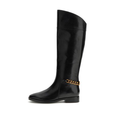 Bottes Hautes Joicy Cuir Véritable GUESS