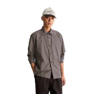 Chemise coupe classique en popeline de coton bio à carreaux MARC O’POLO DENIM