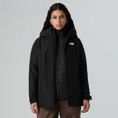 Blouson court capuche fixe fermeture zippée, plein hiver THE NORTH FACE