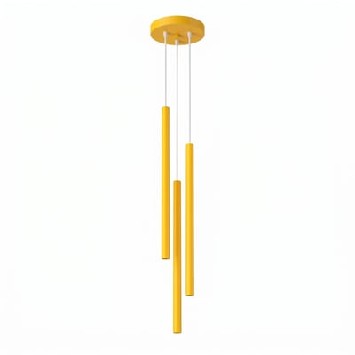 Suspension Acier Jaune G9 3 PASTELO EDEN