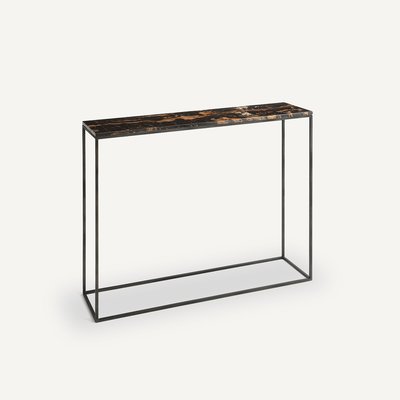 Console marbre ambré/métal acier L90 cm, Ambrette AM.PM
