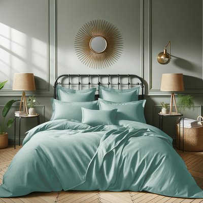 Housse de couette satin de coton JULIA FEBRONIE
