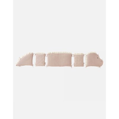 Tour de lit protèges barreaux pour lits et parcs bébé funny rose Popsie Gigi et Louli NOUKIE'S
