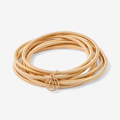 Set de 8 bracelets ressorts dorés BALABOOSTE