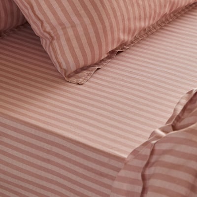 Marlow Stripe 100% Cotton Fitted Sheet YARD
