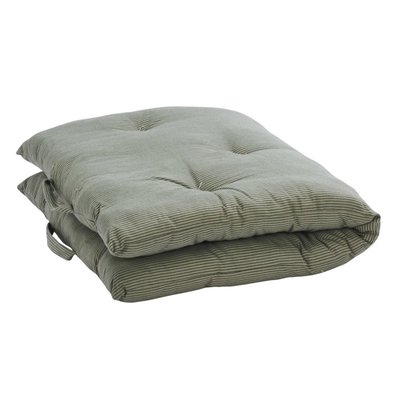 Matelas fauteuil assise coton imprimé rayé MADAM STOLTZ