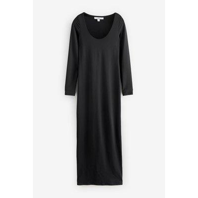 Robe midi moulante manches longues NEXT