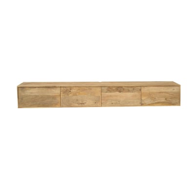 Meuble TV suspendu 4 portes, 200 cm JUNO PIER IMPORT