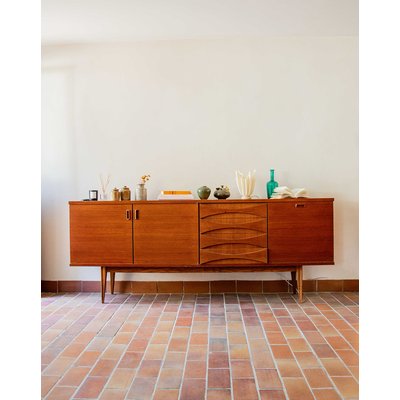 grande enfilade en teck Margaret N°169 - Bon état DEBONGOUT
