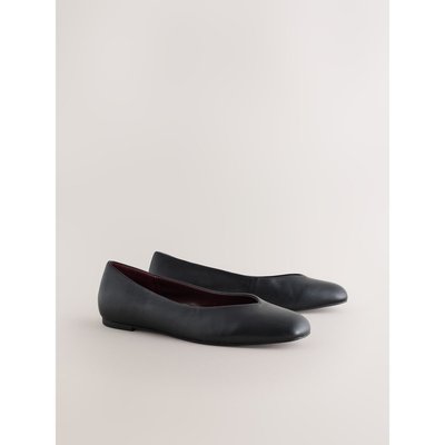 Ballerines en cuir carrées forever comfort® NEXT