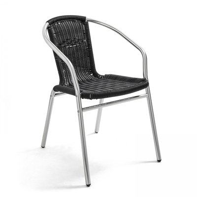 Chaise de jardin aluminium et résine OVIALA