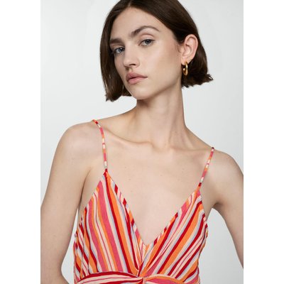 Mango robe orange new arrivals