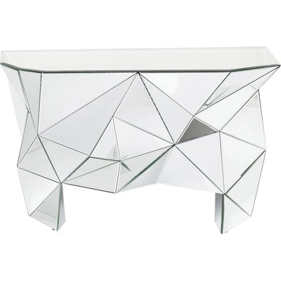 Console en verre miroir, PRISMA KARE DESIGN