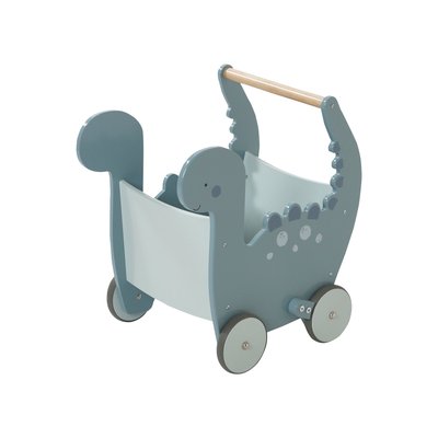 Chariot de marche Dinosaure en bois VERTBAUDET