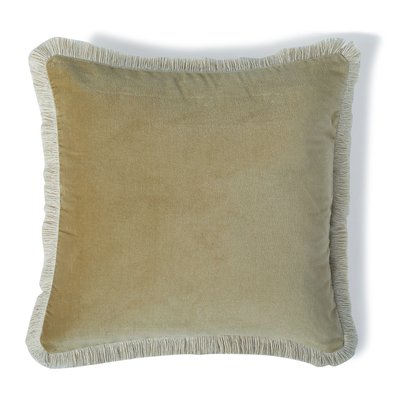 Housse de coussin velours de coton RIVA FEBRONIE