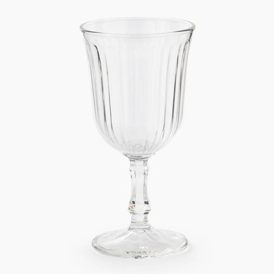 Verre à vin finition striée, 18cl MONOPRIX MAISON