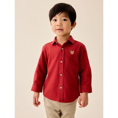 Chemise chinée effet brossé à personnage NEXT