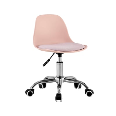 Chaise de bureau enfant à roulettes ajustable piètement chromé MANEL SWEEEK