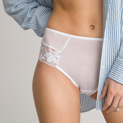Culotte blanche transparente La Redoute