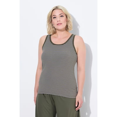 Débardeur à rayures. Soutien-gorge intégré. ULLA POPKEN