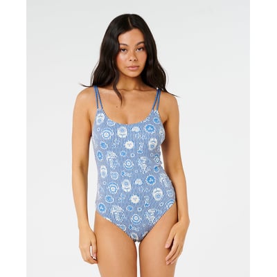 Maillot une pièce Catalina WAVES RIP CURL