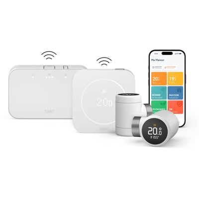 Thermostat connecté Sans fil Kit de démarrage X (2e gén.) + TADO