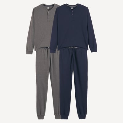 Lot de 2 pyjamas en coton LA REDOUTE COLLECTIONS