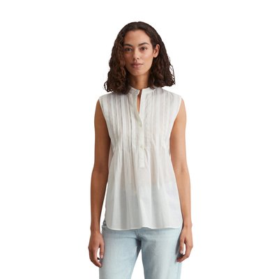 Blouse sans manches relaxed en voile de coton Silky-Touch MARC O'POLO