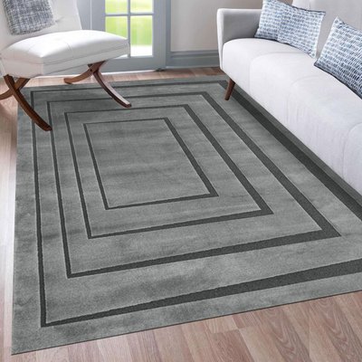 Tapis salon et chambre tissé motif géométrique PLAZA UN AMOUR DE TAPIS