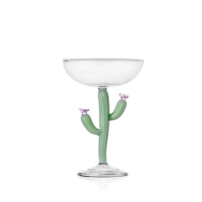 Coupe à champagne verre cactus  DESERT PLANTS ICHENDORF