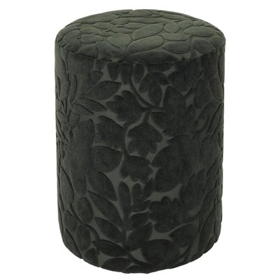 Pouf en tissu motif feuilles THE HOME DECO FACTORY