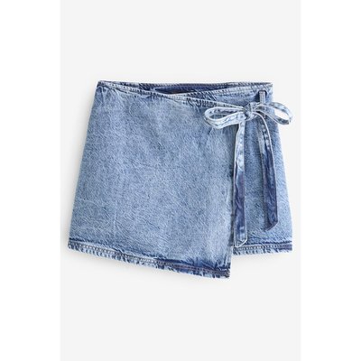 Jupe portefeuille en jean NEXT