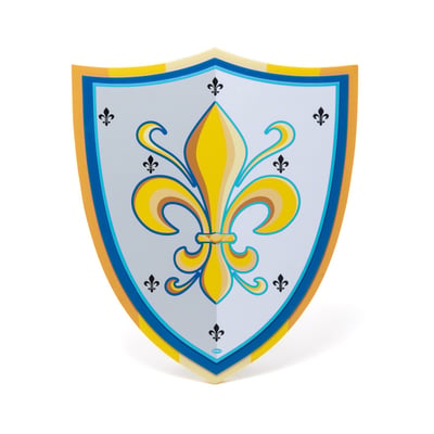 Bouclier Fleur de Lys PAPO