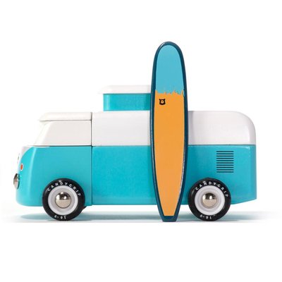 VW Beach Bus bleu océan CANDYLAB TOYS
