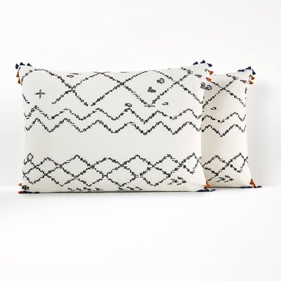 Funda de almohada de algodón Afro Craft LA REDOUTE INTERIEURS