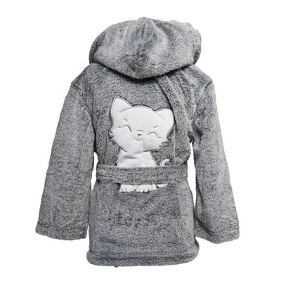 Peignoir polaire enfant doux & chaud MINOU MIAOU SENSEI MAISON