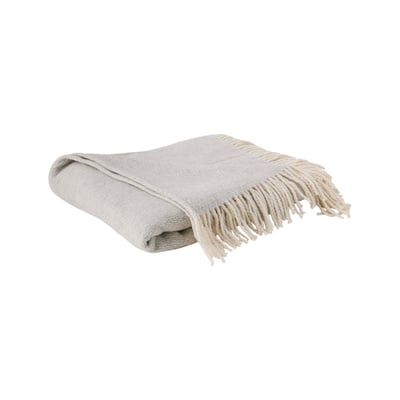 Plaid coton polyester recyclé - PERRIN CAMIF