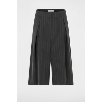Bermuda taille haute rayé MORGAN
