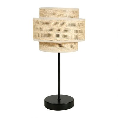 Lampe abat-jour papier rotin 3 niveaux DECORATIE