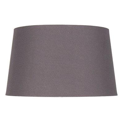 35cm Grey Cotton Tapered Cylinder Lampshade SO'HOME