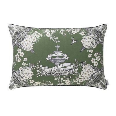 Housse de coussin imprimée en lin, FAUBOURG ALEXANDRE TURPAULT