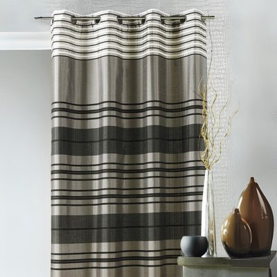 Rideau Shantung rayure chenille HOME MAISON