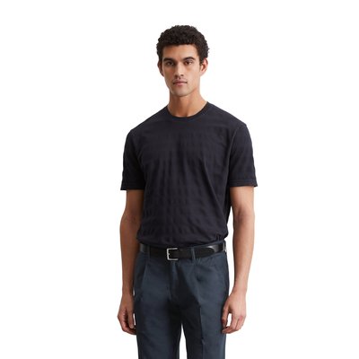 T-shirt regular avec structure à rayures MARC O'POLO