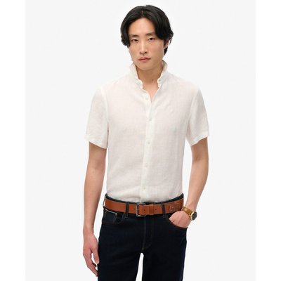 Chemise en lin à logo SD brodé Vacation SUPERDRY