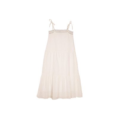 Robe blanche manche longue La Redoute
