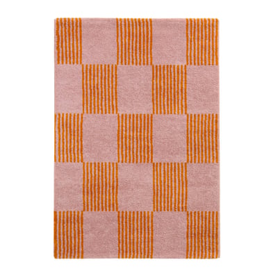 Tapis intérieur rectangulaire damier FERGEW SWEEEK