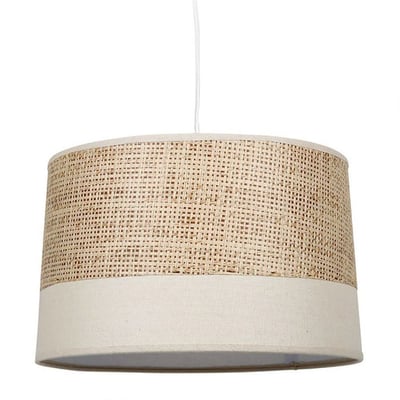 Suspension Effet Naturel Beige D35 DECORATIE
