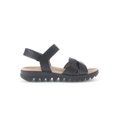 Sandales en cuir à talon compensé GABOR